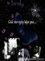 Giấc mơ buồn về anh