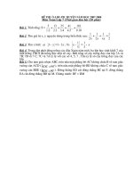 Đề thi Olympic huyện lớp 7 (07-08)