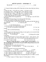 Bộ đề ôn thi ĐH