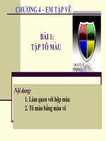 Chương 4. Bài 1. Tập tô màu