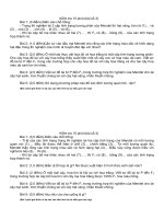 Đề kiểm tra lớp 9 (Di truyền học Mendel 3)