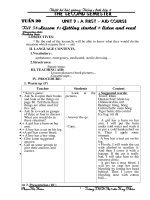 Giao an anh van 8 ky 2(08-09) - 3 cot