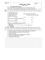 Đại số 7 - 1 tiết- kì II