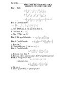 Bài tập căn bậc 2 ôn vào 10