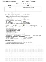 Đề KT 15'''' TH6 HKII