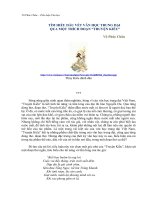 Dấu vết văn học trung đại qua trích đoạn “Truyện Kiều”