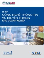 sổ tay công nghệ thông tin và truyền thông cho doanh nghiệp