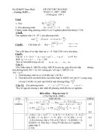 Đề thi thử ĐH Toán 11.07-08(Có đáp án)