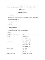 Giao an Toan chieu 8