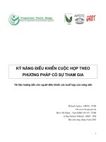 Ky nang dieu khien cuoc hop co nguoi tham gia