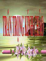 BÀI 30:CHIẾN TRANH GIÀNH ĐỘC LẬP CỦA CÁC THUỘC ĐỊA ANH Ở BẮC MĨ