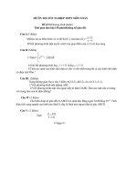 ĐỀ ÔN THI TỐT NGHIỆP SỐ 5 (TOÁN)