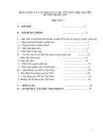 BẢN CHẤT VÀ VAI TRÒ CỦA CÁC TỔ CHỨC ĐỘC QUYỀN    XUYÊN QUỐC GIA