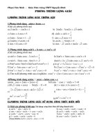 chuyên đề ptlg thi ĐH