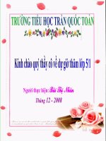 Địa Lý 5- Thương mại và du lịch