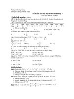 kiem ttra hoc ky II va dap an toan7