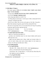 Hoạt động marketing tại công ty cổ phần giải phát triển giải pháp trực tuyến Moore