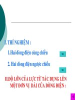 Tương tác hai dòng điện song song