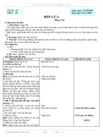 GIAO AN VAN 9 - TUAN 12 - 3 COT