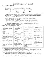 các bước khảo sát hàm số