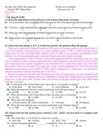 kiem tra 45'''' số 2 hk2 lớp 12