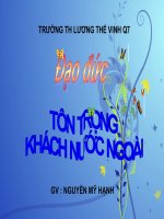 đạo đức tuần 22