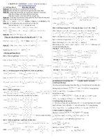 Giới hạn dãy số + hàm số ( tong hop)