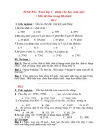 Đề thi HSG lớp 3