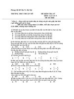 5 đề kiểm tra 45 phut vật lí 9