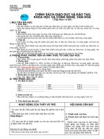 Tiết 30: Chính sách giáo dục và đào tạo (tiếp và hết)