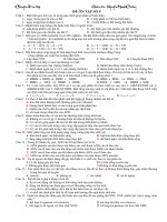 Đề thi thử sinh học số 9