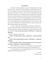 Báo cáo thực tập tại công ty TNHH đầu tư – Thương mại Minh Hòa