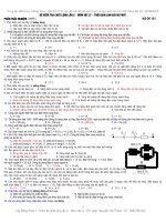 Kiểm tra chất lượng vật lý 11 phần điện học
