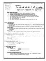 Giáo án Số học 6 chương I