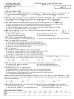 Đề kiểm tra số 2 VL 11NC