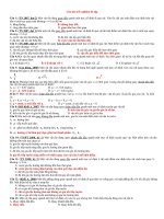 Trắc Nghiệm Lý Thuyết Chương I (NC)