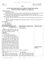 GIAO AN VAN 9 - TUAN 3 - 3 CỘT