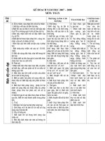 Kế hoạch năm học lớp 5