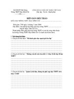 Biên bản hội thảo