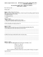 Đề thi HSG lớp 5 08-09 -2