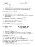 2 đề thi thu tôt nghiệp cực hay