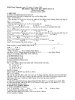 Đề kiểm tra HKI PGD Thủy Nguyên 2008-2009