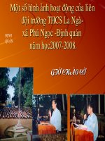 Hoạt động ngoài giờ lên lớp THCS