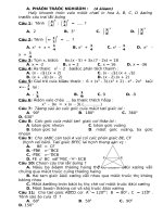 Một số đề kiểm tra thử toán 8