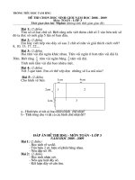 De thi hoc sinh gioi mon Toan - Lop 3 - Nam hoc 2008 - 2009