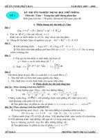 Ôn thi tnth phân ban