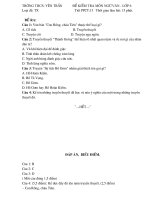 Đề kiểm tra Ngữ văn 6