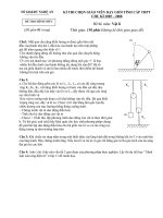 Đề giáo viên giỏi tỉnh Nghệ An chu kì 05-08