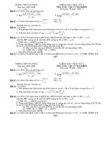 Đề KT học kỳ 2 - Lớp 11