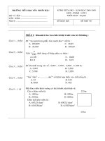 Đề thi giữa kì 1